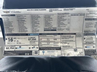 2022 Cadillac CT5-V 4dr Sdn Blackwing